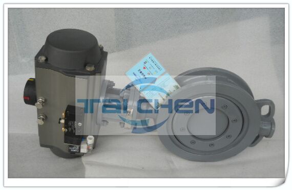 D673H氣動對夾式硬密封蝶閥圖片