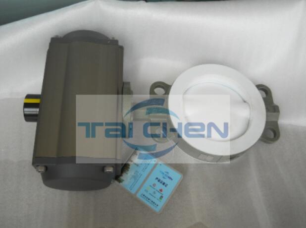 氣動襯氟蝶閥圖片 耐酸堿蝶閥照片