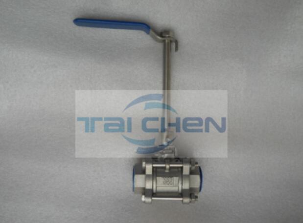 加長桿二片式球閥圖片 不銹鋼內螺紋球閥實物圖