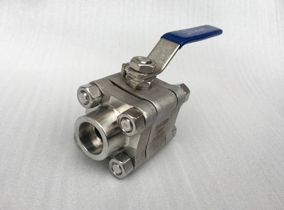 三片式焊接球閥實物圖 美標3片式焊接球閥照片