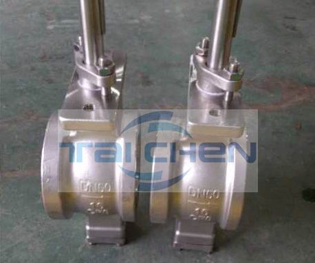 對夾式不銹鋼V型球閥