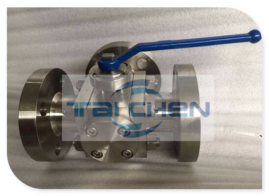 鍛壓三通球閥照片,鍛打三通球閥結構圖