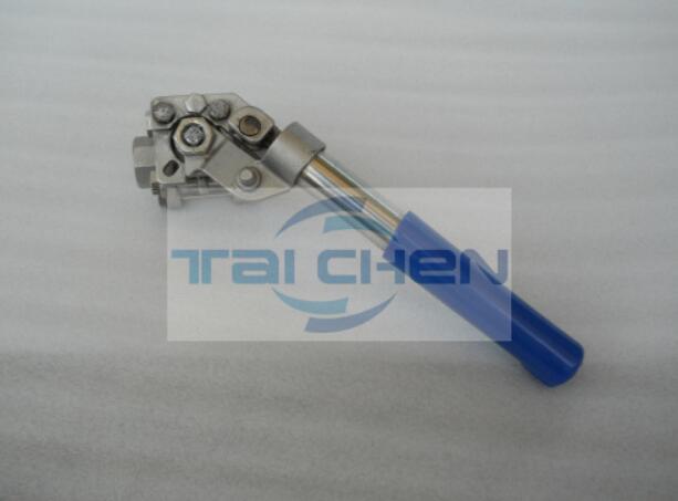 Q11F不銹鋼彈簧回位球閥照片 手動彈簧返回式球閥 彈簧自動關閉球閥