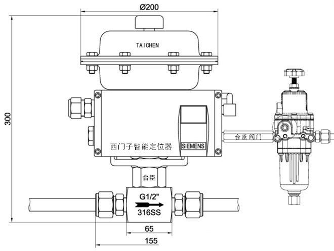 氣動最小流量調節閥