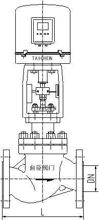 電動調節閥尺寸圖