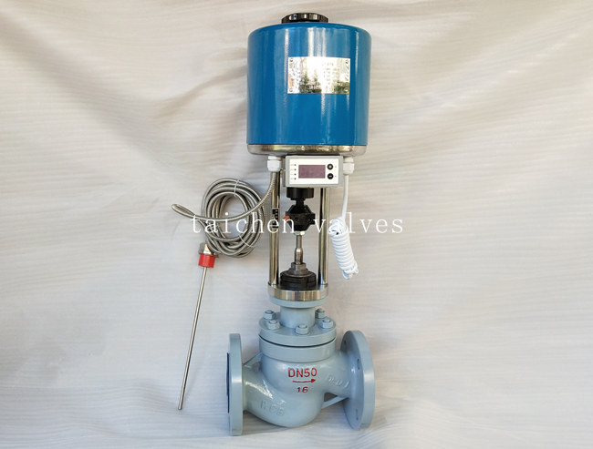 自力式電控溫度調節閥圖片