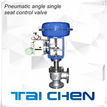 氣動角式單座調節閥圖片
