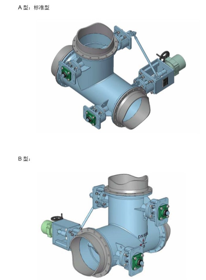 電動(dòng)三通蝶閥
