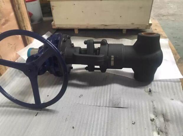 自密封承插焊閘閥實物圖 美標高壓鍛鋼閘閥圖紙