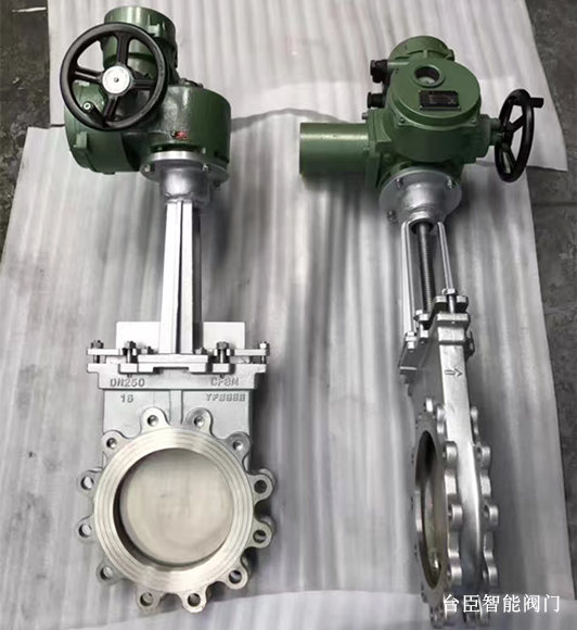 電動刀閘閥實(shí)物圖