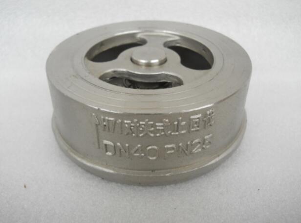 美標對夾升降式止回閥圖片 H71W不銹鋼對夾式止回閥結構圖