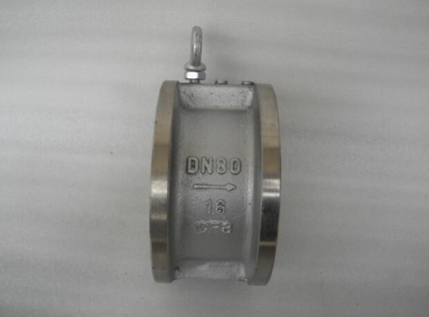 不銹鋼對夾碟型止回閥結構圖 蝶式止回閥實拍圖片